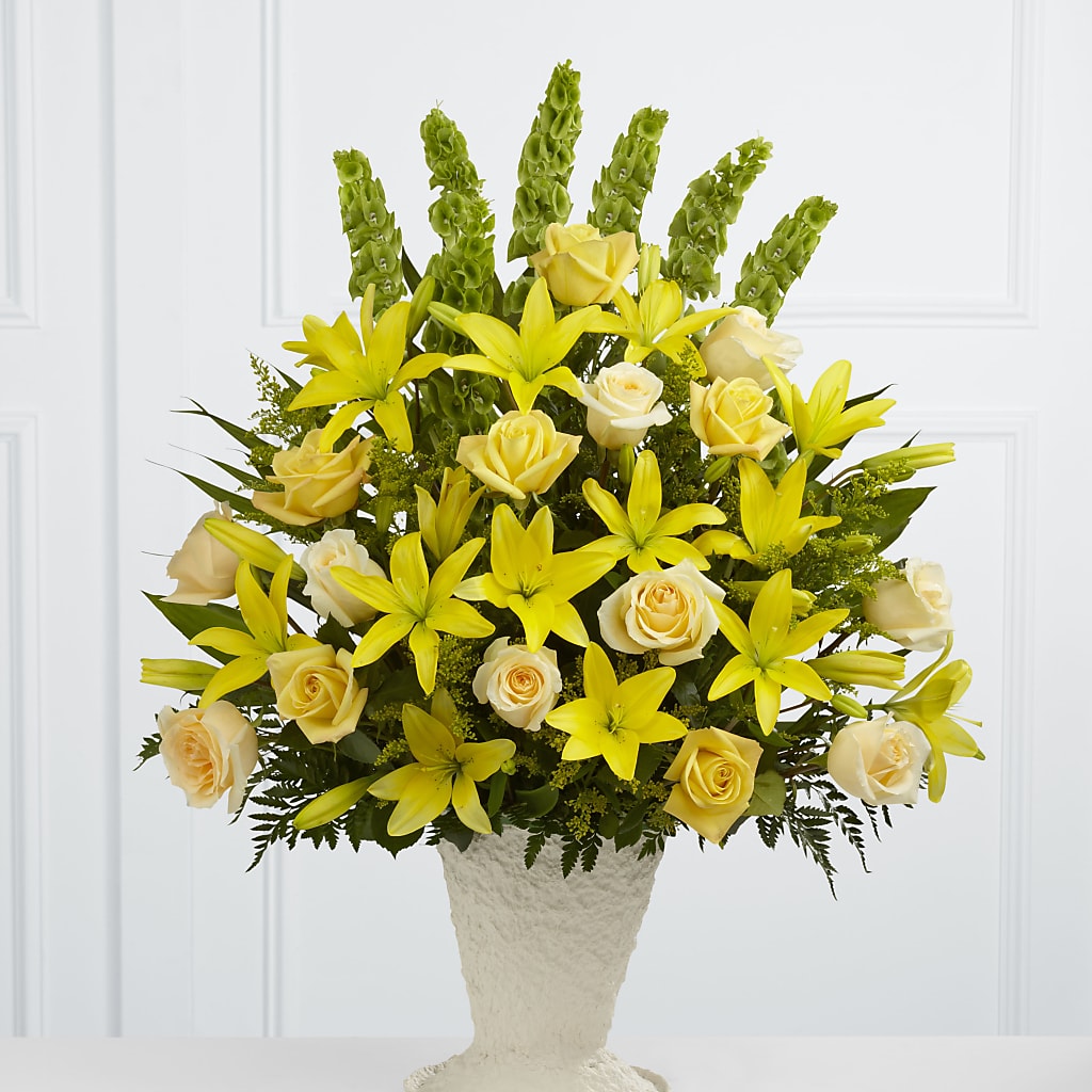 Golden Memories Arrangement – Charley Flowers Llc, Chillicothe OH