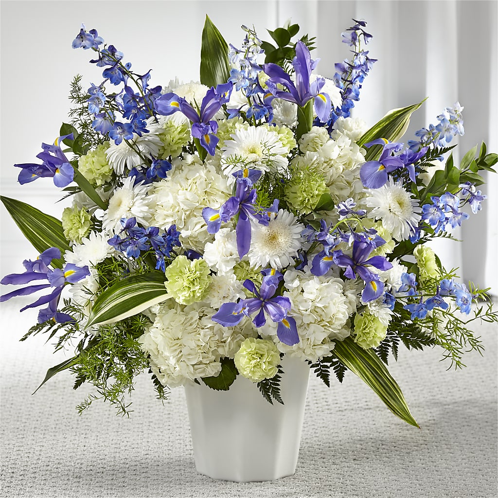 Soft Serenity Floor Basket – Charley Flowers Llc, Chillicothe OH