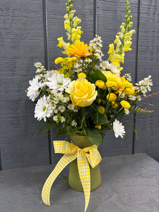 SUNSHINE VASE BOUQUET