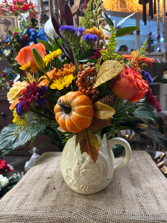 THANKSGIVING TURKEY PITCHER